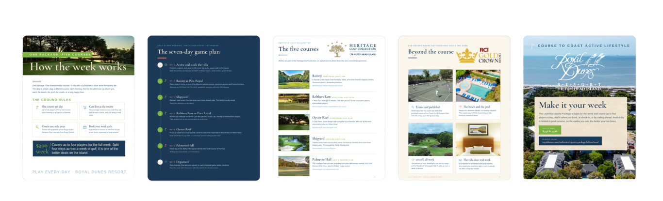 Hilton Head Island Golf Week Vacation Package